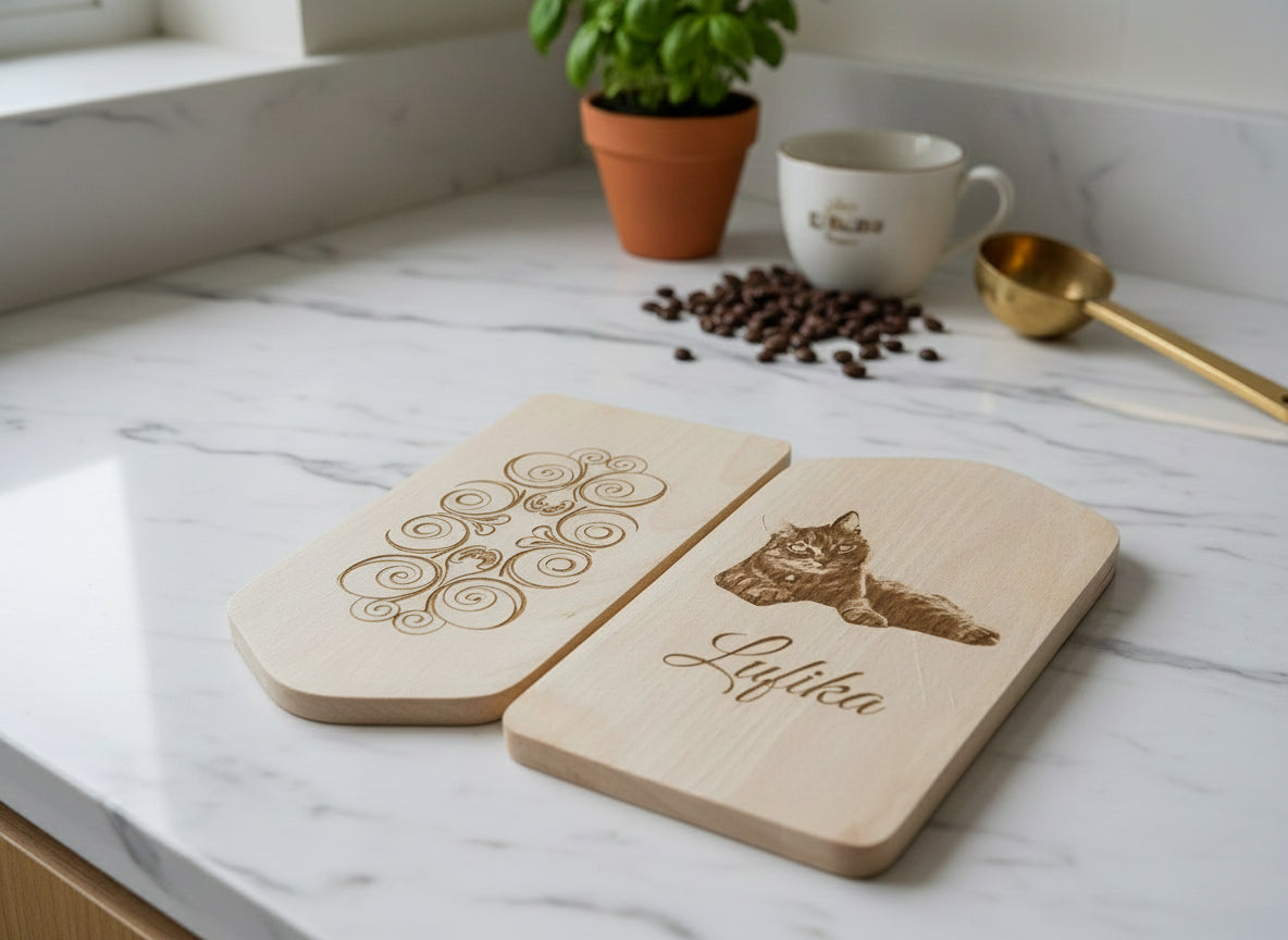 Egyedi tervezésű fa vágdódeszka