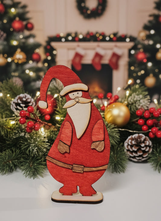 Mikulás asztali dísz