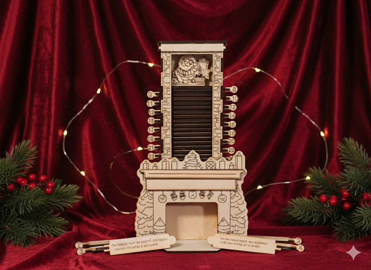 Interaktív karácsonyi kalendárium jókívánságokkal tele